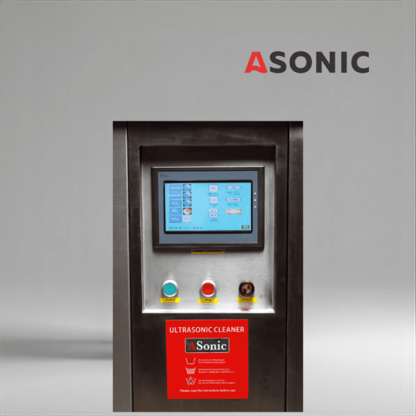 ASONIC-IND-2000Pneumatic-5 ASONIC IND-2000 Пневматический промышленный ультразвуковой очиститель с большим баком и пневматическим подъемником для тяжелых деталей.