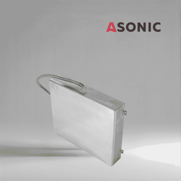 ASONIC IND-PLATE ультразвуковой пластинчатый преобразователь, прочная конструкция из нержавеющей стали для промышленных ультразвуковых систем очистки.