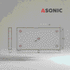 ASONIC HEATER-1000W-5screws-2 внешний нагреватель резервуара ультразвукового очистителя