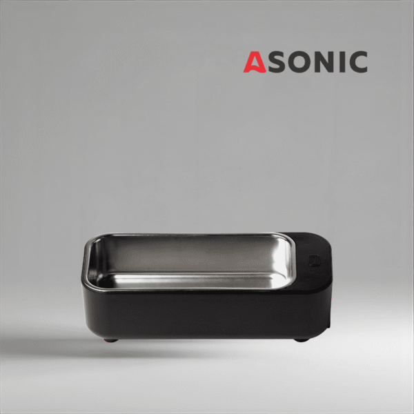 ASONIC HOME-450black компактная ультразвуковая ванна, эффективный прибор для чистки ювелирных изделий, очков и часов.
