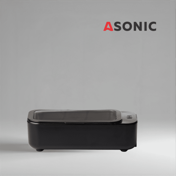 ASONIC HOME-450black ультразвуковой очиститель, портативный прибор для надежной домашней чистки небольших аксессуаров.