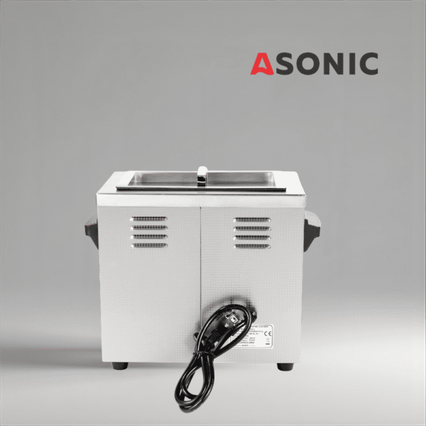 ASONIC-IND-40-40kHz-7 ASONIC IND-40 ультразвуковой очиститель, компактный профессиональный прибор для точной очистки инструментов, приборов и мелких деталей.