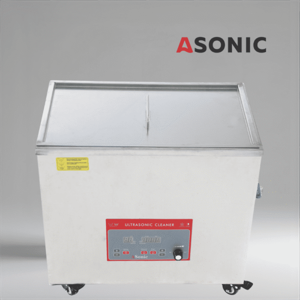 ASONIC Industrial 40L Ultrasonic Cleaner with Lid ASONIC 40L промышленный ультразвуковой очиститель с нержавеющей крышкой предназначен для профессионального использования.