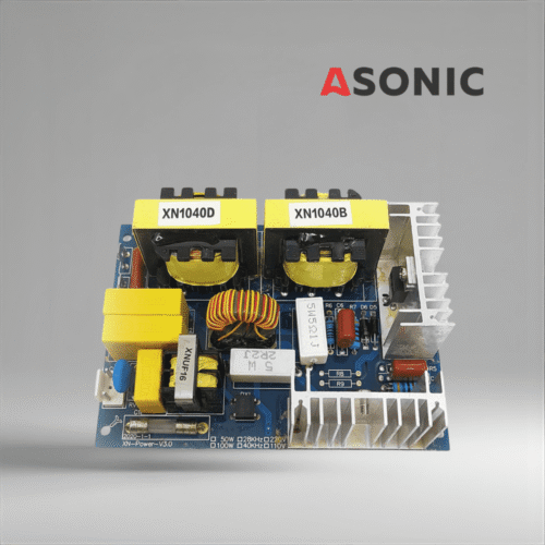 ASONIC PROmodel PCB 120W 28kHz, промышленная силовая печатная плата для ультразвуковых очистителей, обеспечивающая стабильную частоту и производительность.