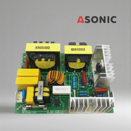 ASONIC PROmodel PCB 60W 40kHz, надежная сменная плата питания для систем ультразвуковой очистки с постоянной производительностью.