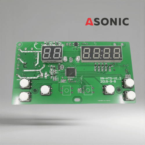 ASONIC PROmodel display PCB, сменная плата управления для ультразвуковых очистителей, обеспечивающая точную работу и понятный интерфейс.