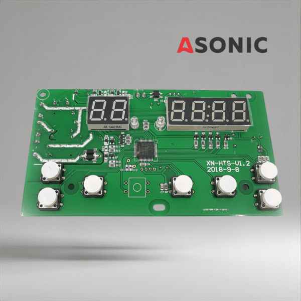 ASONIC-PROmodel-displayPCB-degas ASONIC PROmodel дисплей PCB с функцией дегазации, передовая замена платы управления для ультразвуковых машин очистки