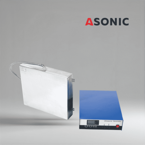ASONIC-IND-PLATE-1 Промышленная ультразвуковая погружная пластина ASONIC IND-PLATE обеспечивает мощную и равномерную очистку в больших ультразвуковых резервуарах.