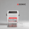 ASONIC-IND-40-40kHz-4 Компактная ультразвуковая ванна ASONIC IND-40 идеально подходит для небольшой промышленной очистки и лабораторного использования.
