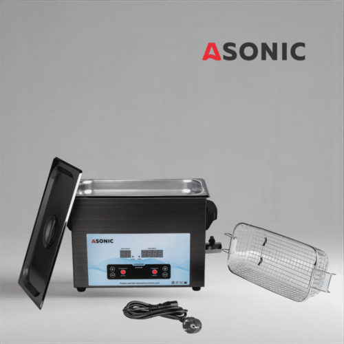 Ультразвуковой очиститель ASONIC MED-50 из нержавеющей стали с цифровым управлением
